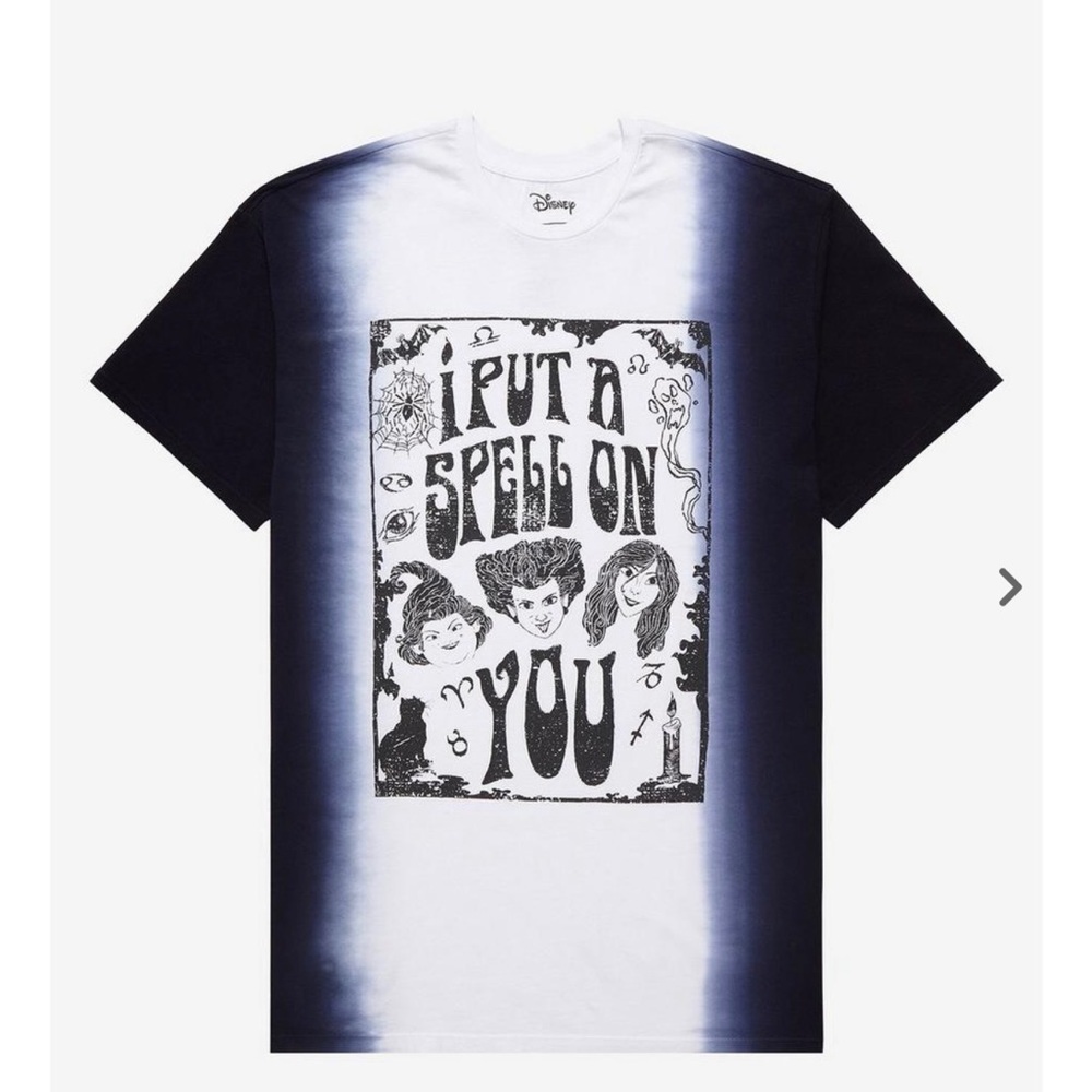 NEW Disney Hocus Pocus Group Portrait Split-Dye Women’s T-Shirt